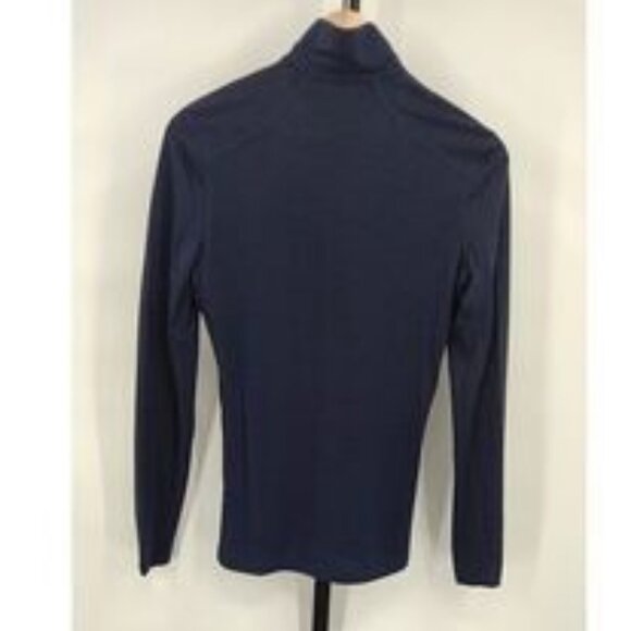 100% Merino Wool All-Season Quarter Zip Base Layer NWT XS - Picture 3 of 3